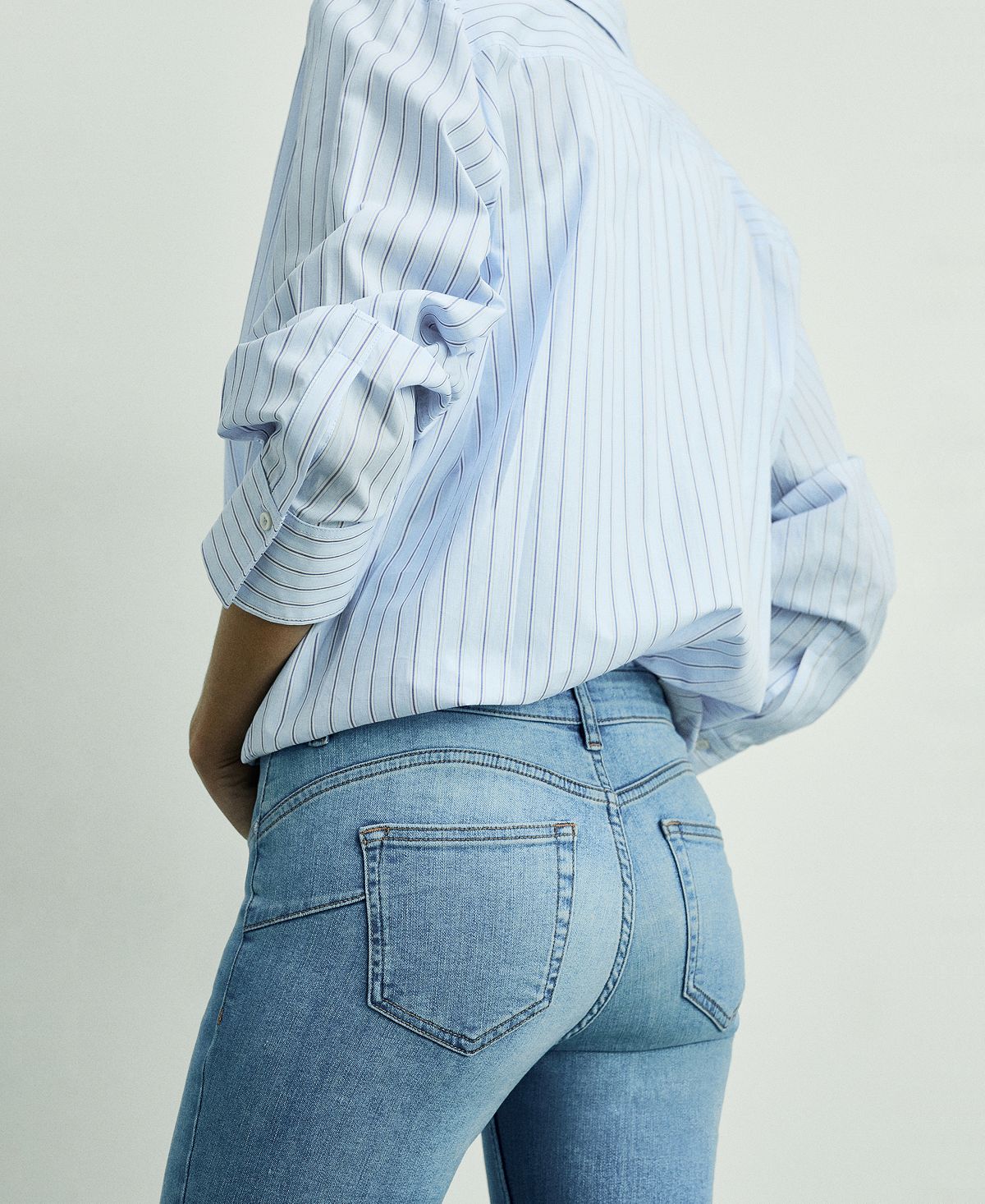 Mango Women's Skinny Pushup Jeans view 3 — MAYCSS fashion products