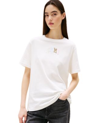 Tommy Jeans - Women's Cotton Relaxed Varsity T-Shirt