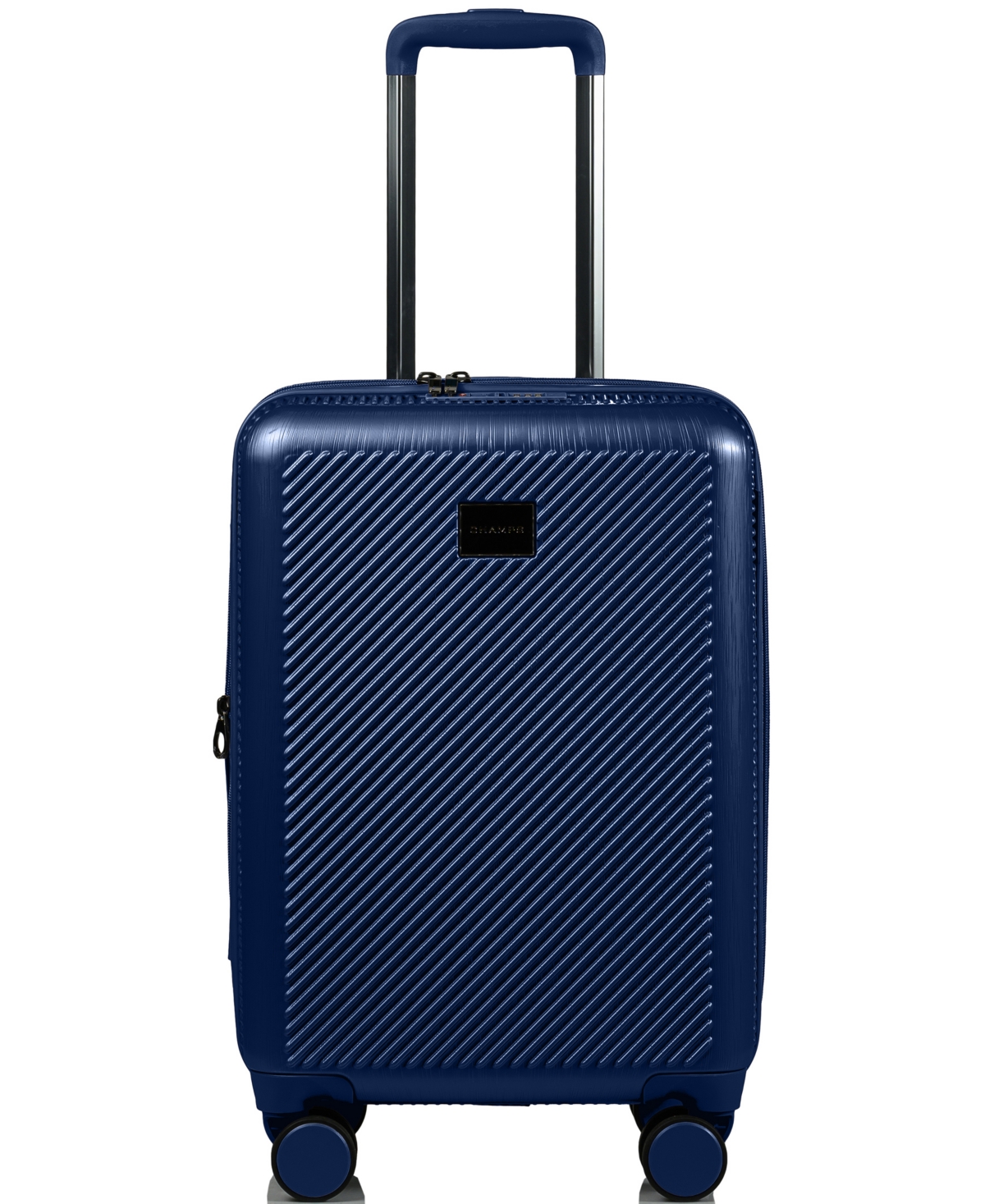 Champs 20" Iconic Ii Collection Hardside Carry-on Luggage In Navy
