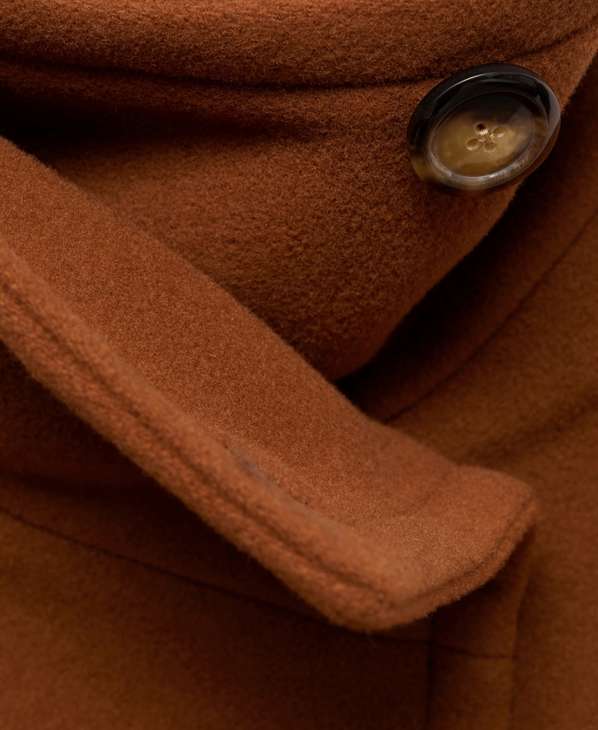 Shop Mango Women's Double-breasted Wool Coat In Brown