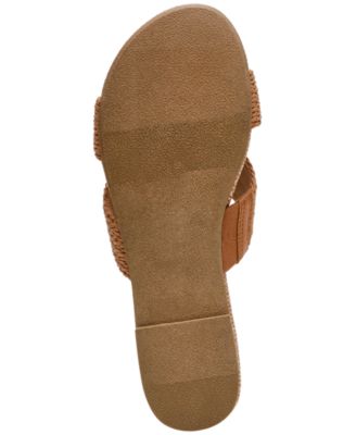 Women's Geeya Raffia Criss Cross Strap Slide Sandals