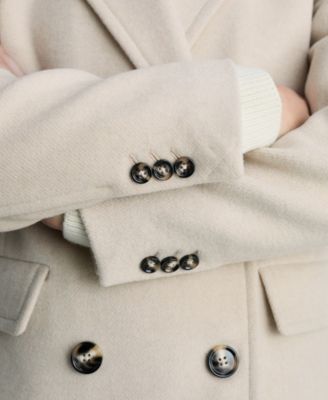 Women's Double-Breasted Wool Coat