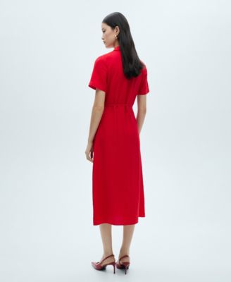 Women's Pockets Shirt Dress