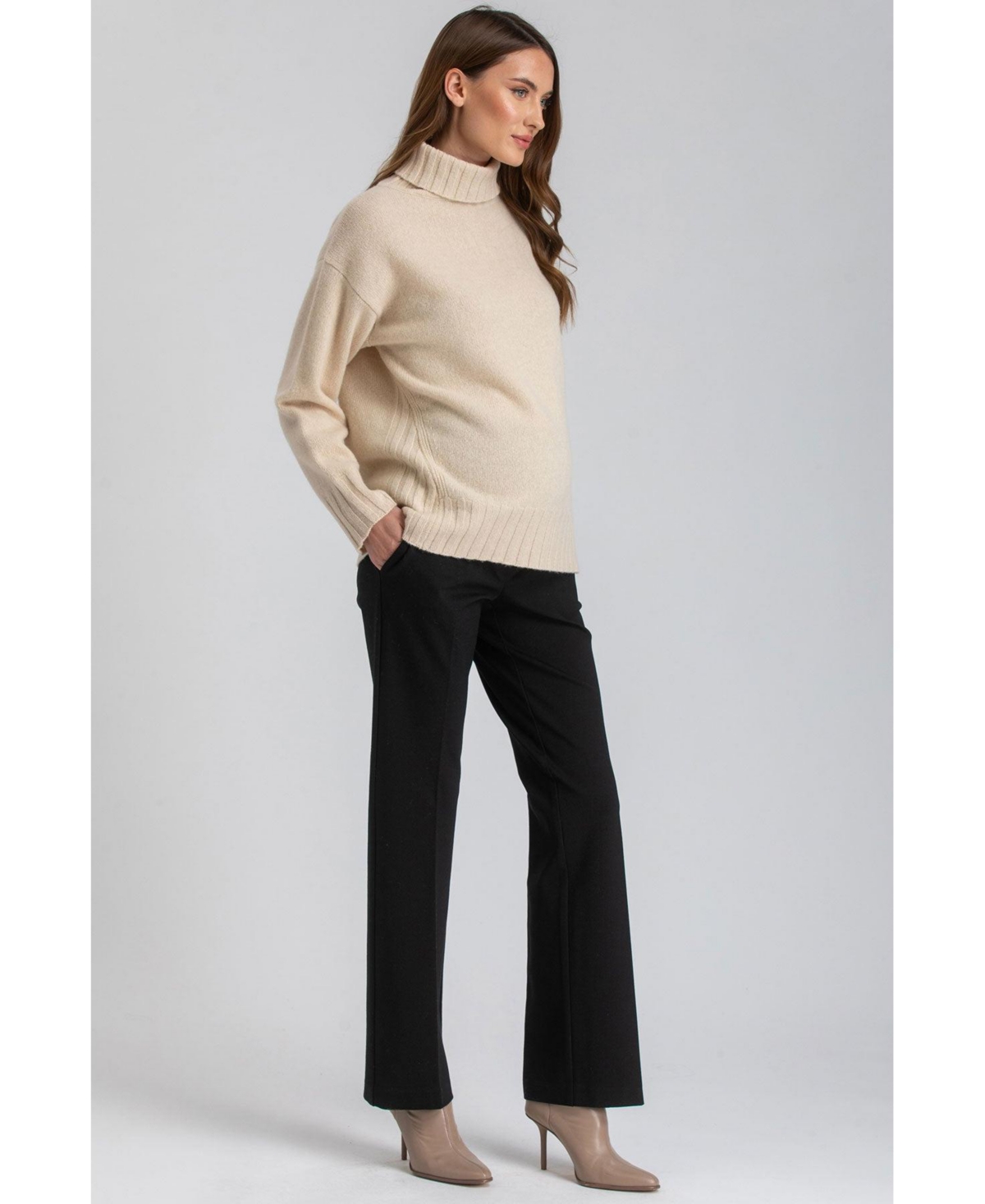 Pietro Brunelli Maternity Maternity Pietro Brunelli Trousers Comfy Leo In Black