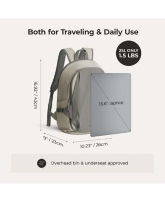 Soar 25L 180° Open Clamshell Travel Backpack Set GREY