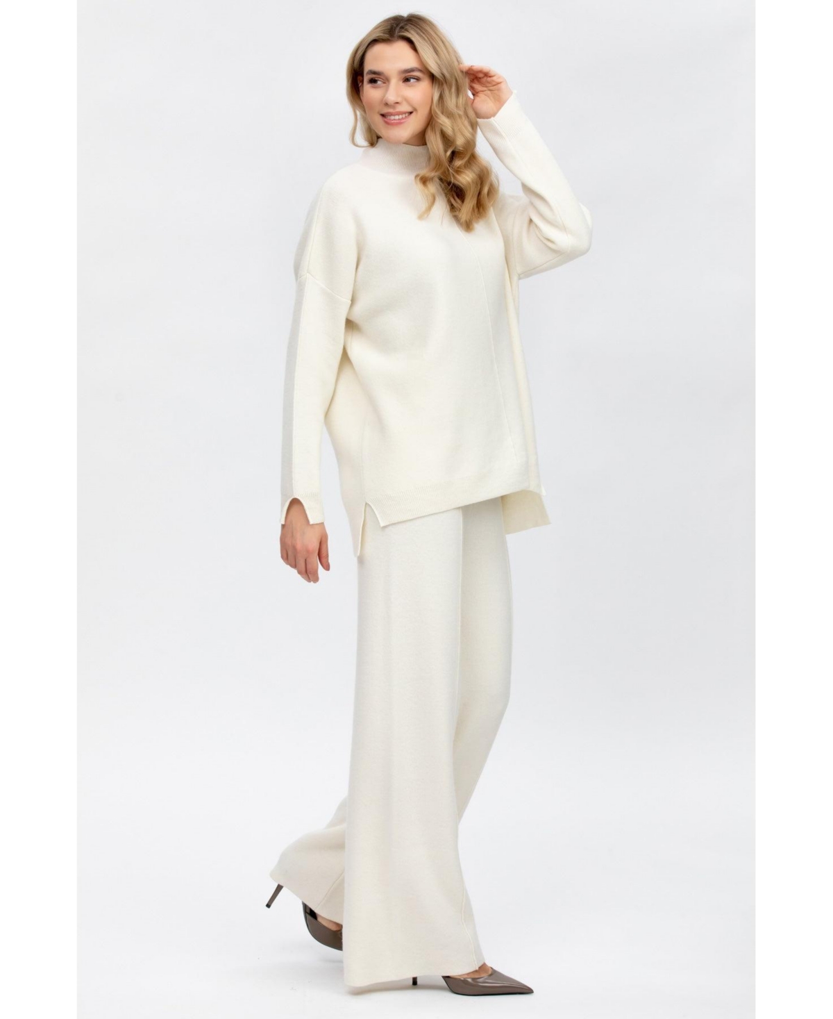 Pietro Brunelli Milano Women's Trousers Meribel In Cream White