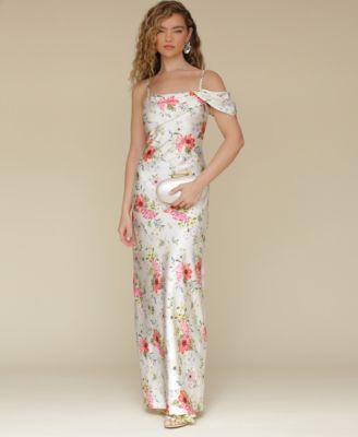Women's Floral-Print Single-Sleeve Dress