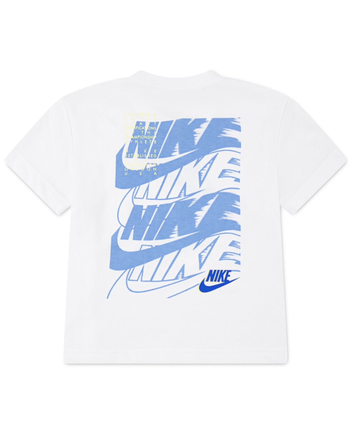 Nike Toddler & Little Boys "on The Move" Logo Crewneck T-shirt In White