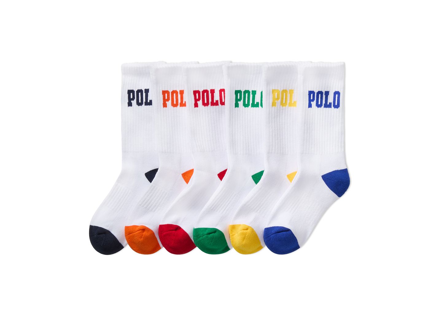 Поло Performance, средней высоты, 6 шт. — Polo Ralph Lauren, цвет: Белый — фото 1
