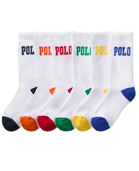 Поло Performance, средней высоты, 6 шт. — Polo Ralph Lauren, цвет: Белый