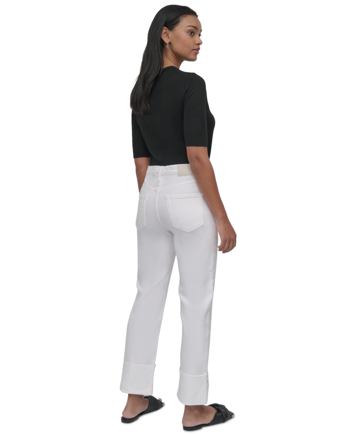 DKNY JEANS WOMEN'S HIGH-RISE CLASSIC STRAIGHT-LEG JEANS 