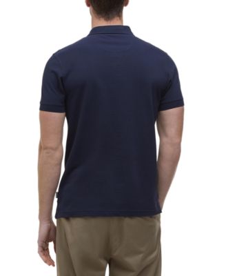 Men's Blaine Oversized Tartan-Print Polo