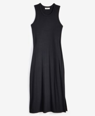 Women's Ribbed Knit Midi Dress