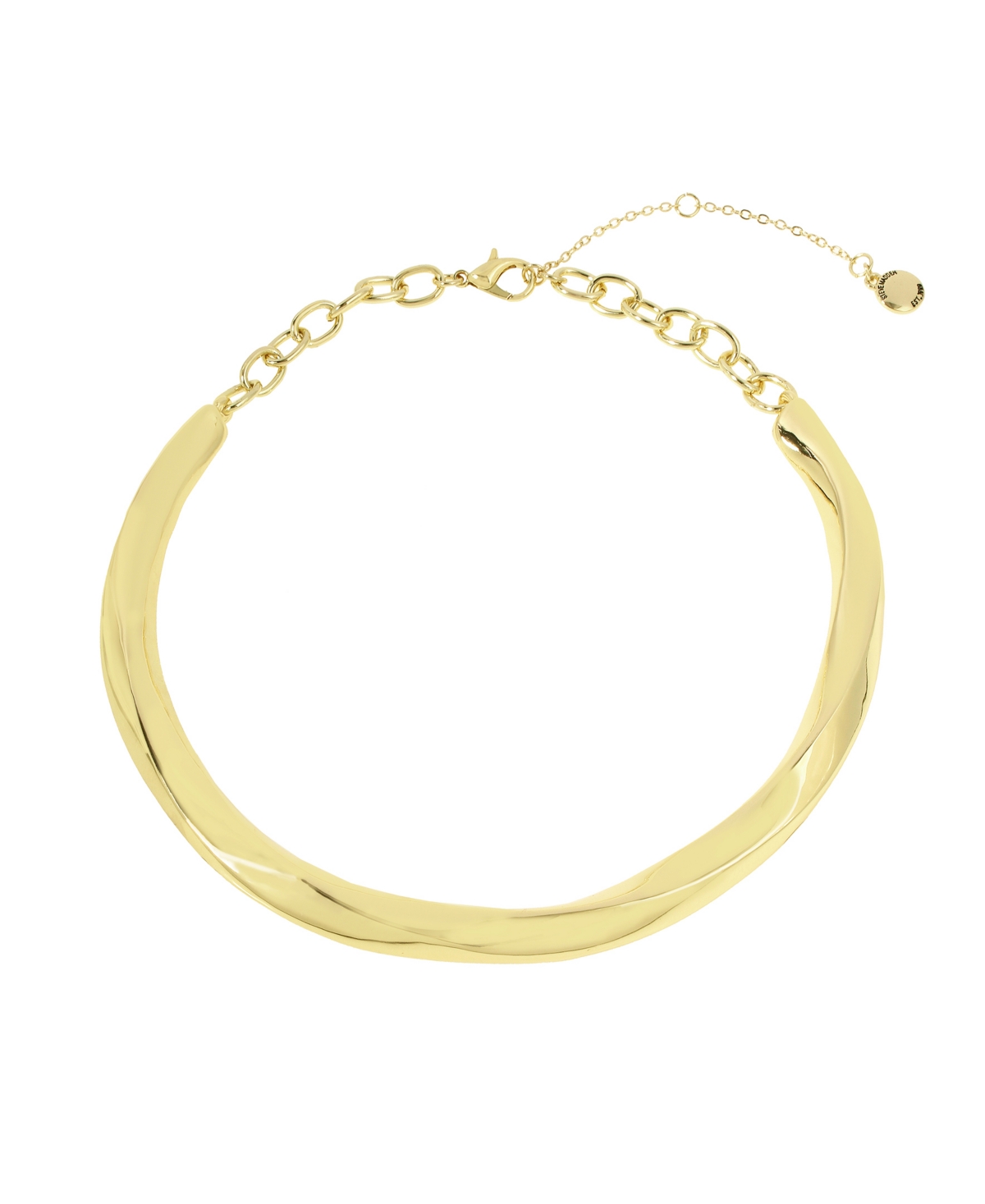 Woven Twist Collar Necklace - Gold
