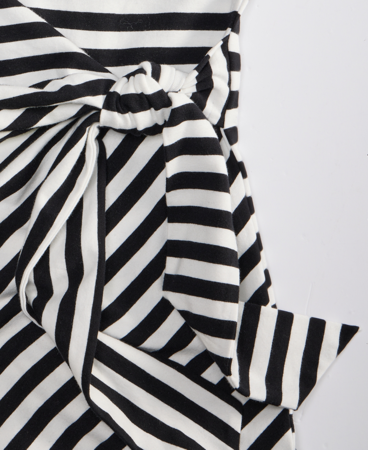 On 34th Womens Striped Tie Waist Midi Dress Exclusively At Macys Xxs 3x In Deep Black