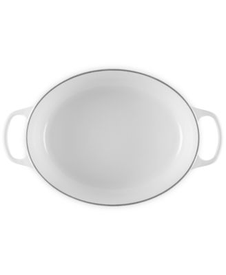 Signature Enameled Cast Iron 8-Qt, Oval Dutch Oven
