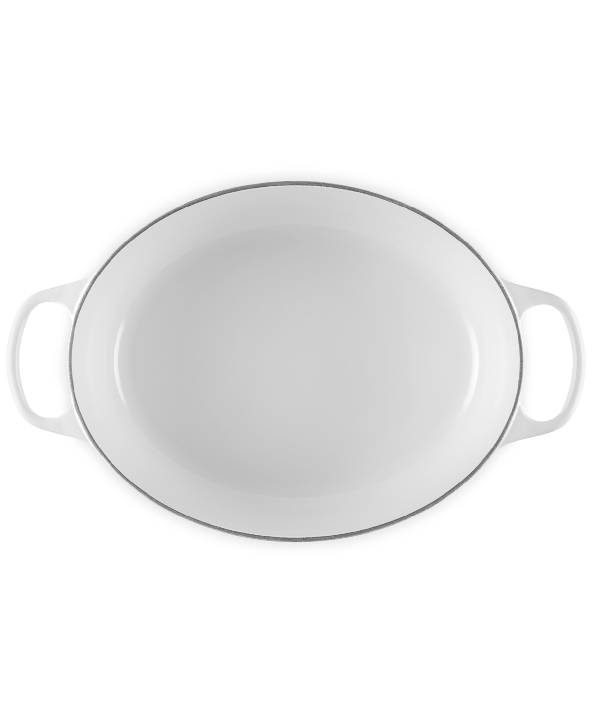Le Creuset Signature Enameled Cast Iron 8-qt, Oval Dutch Oven In White