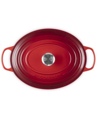 Signature Enameled Cast Iron 8-Qt, Oval Dutch Oven