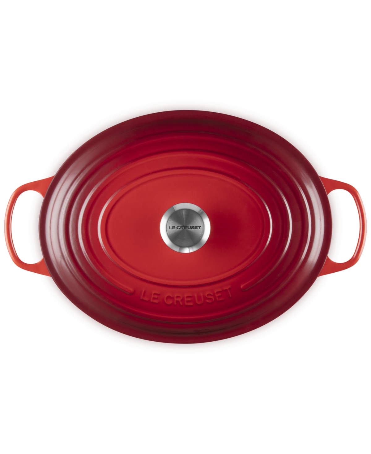 Le Creuset Signature Enameled Cast Iron 8-qt, Oval Dutch Oven In Cerise