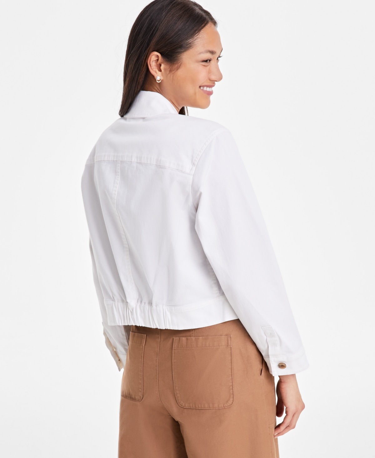 ON 34TH WOMEN'S RELAXED UTILITY JACKET, EXCLUSIVELY AT MACY'S 