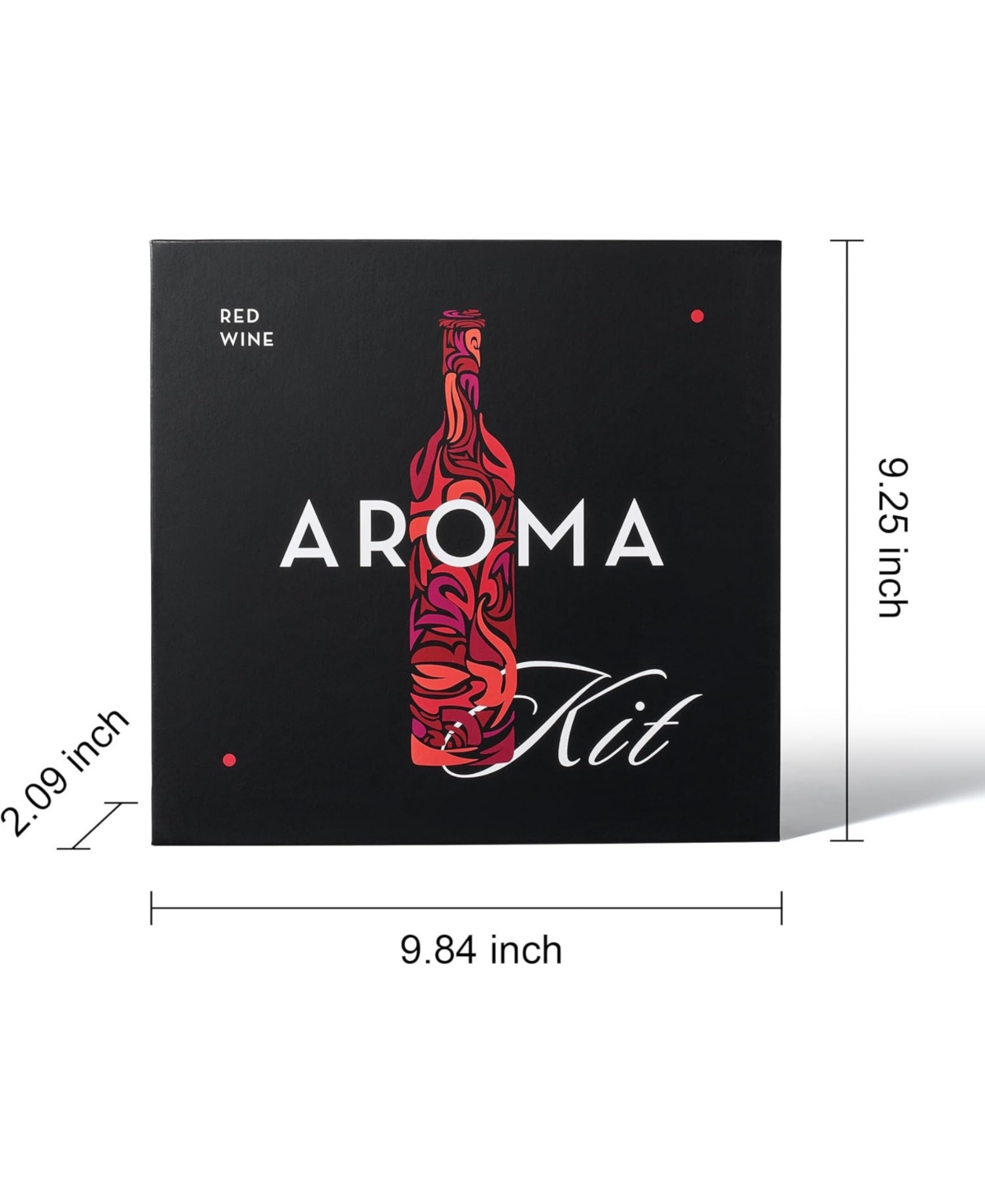 The Wine Savant Red Wine Aroma Kit, Set Of 15 In Red