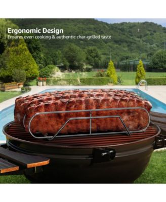 Non-Stick Rib Rack XL -  Holds 3 Full Rib Racks for Grilling & Barbecuing