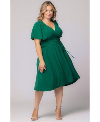 Plus Size Jemma Ruched Tie Dress
