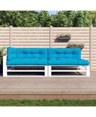 Pallet Cushions 5 pcs Blue Fabric