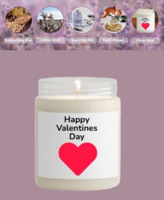 Valentine's Day Vanilla Scented Soy Wax Candle, 10 oz.