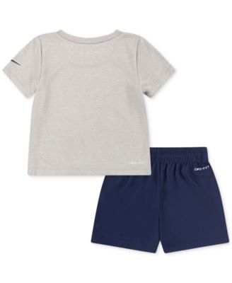 Boys, Toddler 2T-4T Dri-FIT Dropset T-Shirt and Shorts, 2-Piece Set 