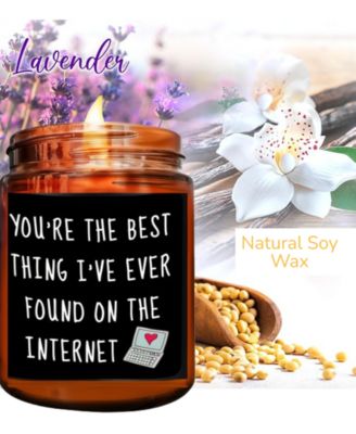"You're The Best" Lavender Scented Soy Wax Candle, 10 oz.
