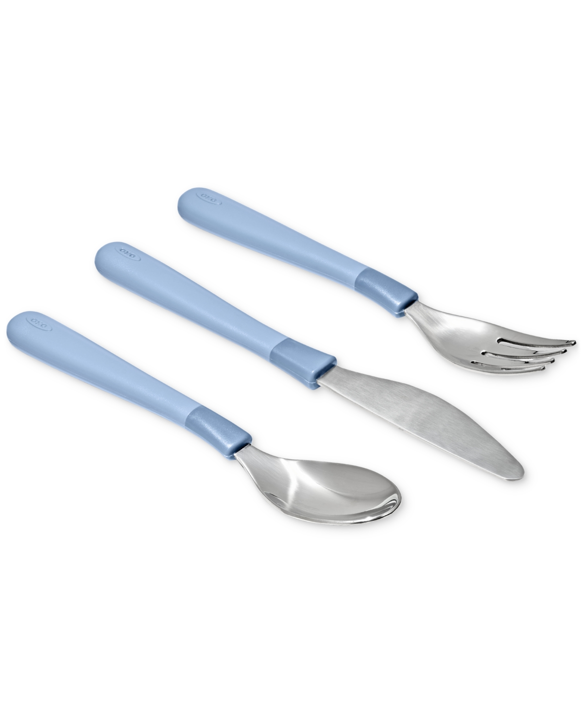 Oxo Tot 3-piece Cutlery Set For Big Kids In Dusk