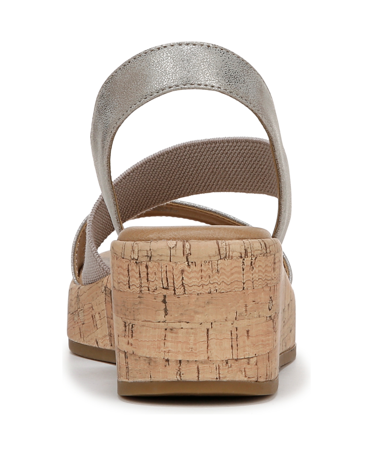 Shop Lifestride Women's Odette Square Open Toe Wedge Sandals In Taupe Faux Leather