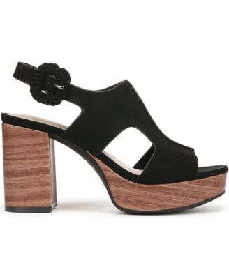 Women's Audra Open Square Toe Block Heel Platform Sandals