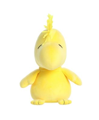 Small Squishy Woodstock Peanuts Adorable Plush Toy Yellow 8.5"