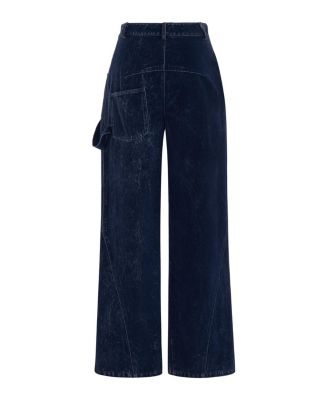 Women's High Waist Velvet Pants