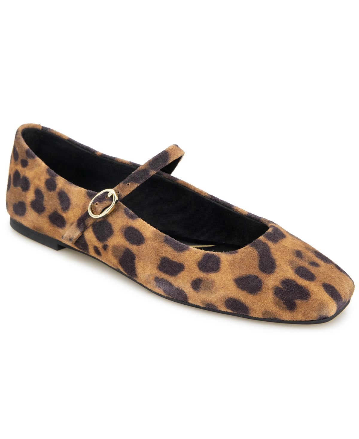 Kenneth Cole New York Women's Jasper Square Toe Ballet Flats In Brown