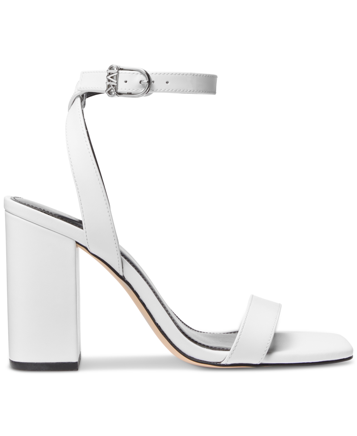 Michael Kors Michael  Women's Merriam Block-heel Sandals In Optic White