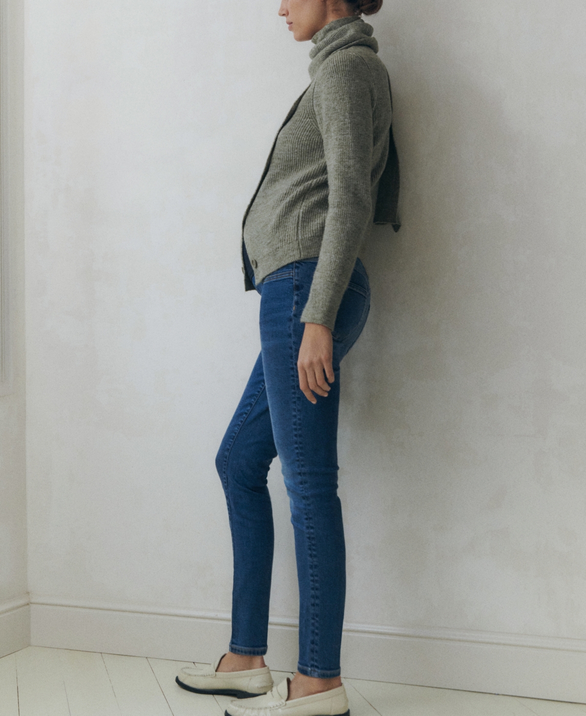 Mango Maternity Skinny Jeans Dark Blue In Dark Blue