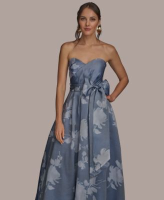 Donna Karan New York Women's Floral-Print Ball Gown - Macy's