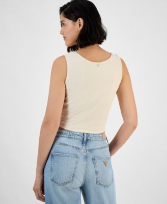 Women's Aimee Sleeveless Jewel Draped Top