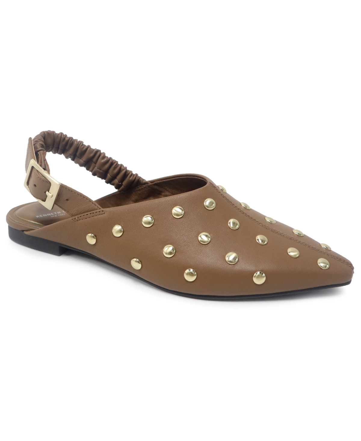 Women's Nicola Slingback Flats - Vanilla Leather