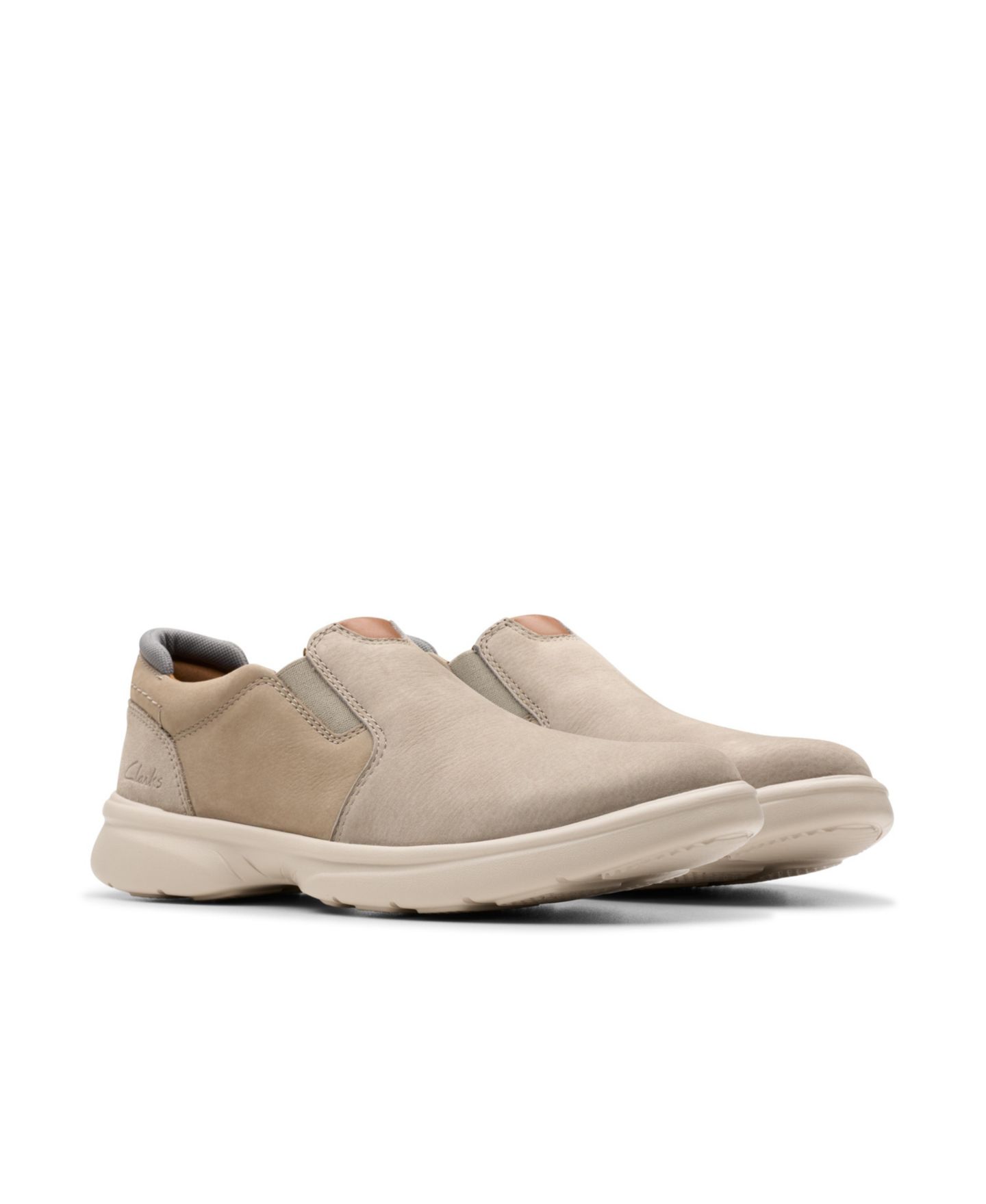 Мужские кроссовки Clarks Collection Bradley Ease, цвет: Светлый серый нубуковый — фото 5