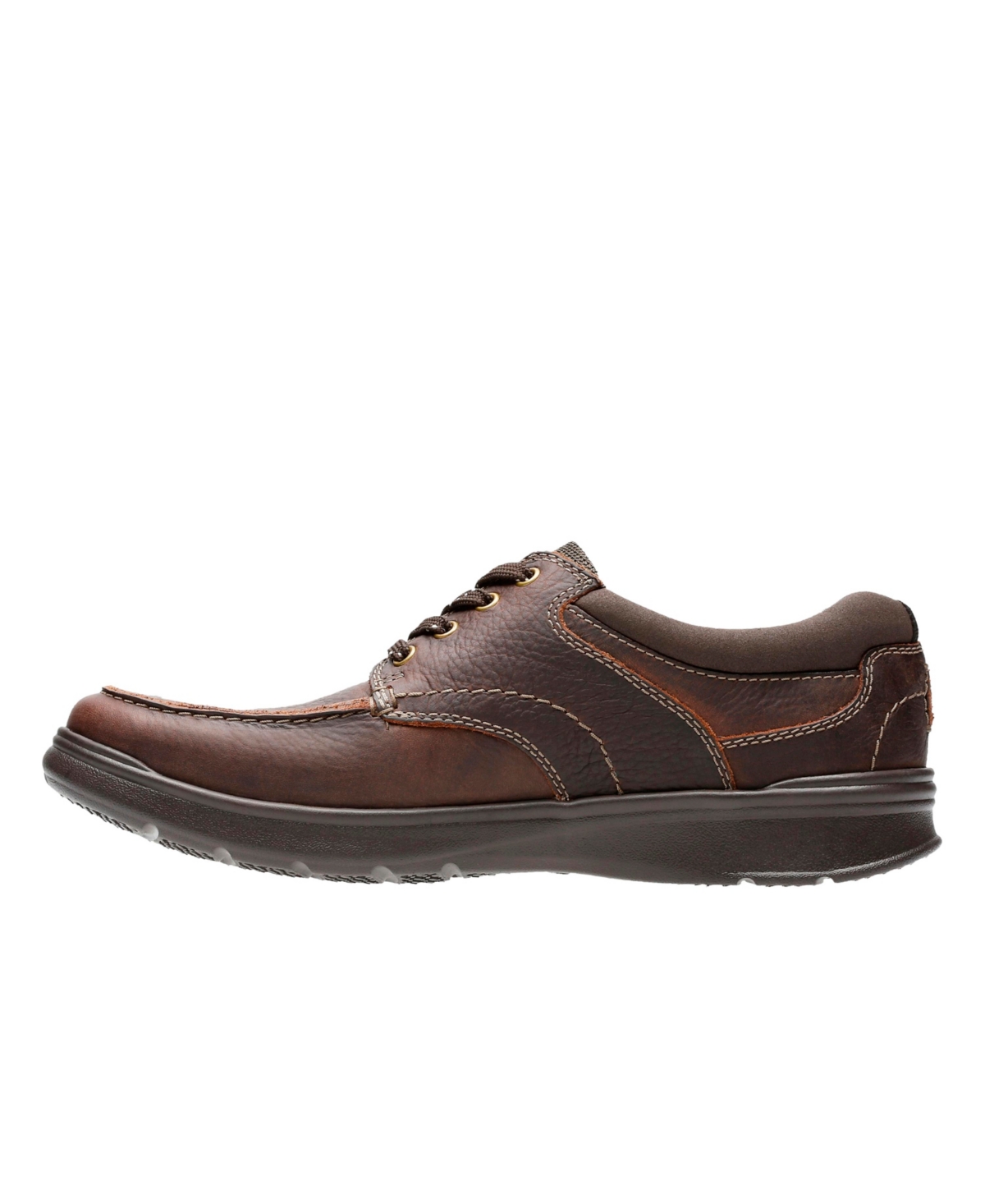 Clarks Men's Collection Cotrell Edge Shoes In Brown Oily Leather