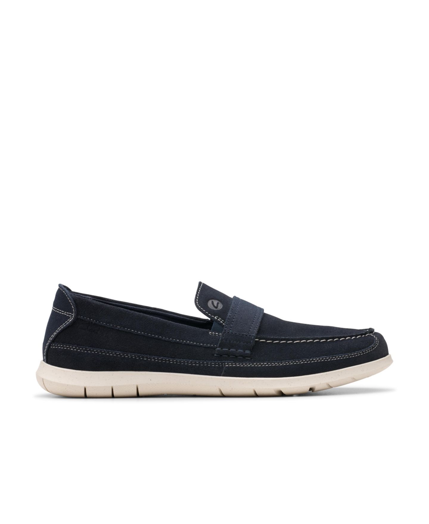 Мужские туфли Clarks Collection Flexway Band, цвет: Тёмно-синий замшевый — фото 2