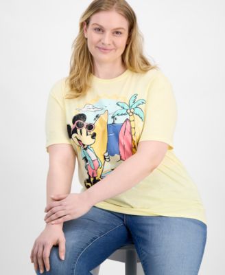 Trendy Plus Size Mickey Surf Club Graphic T-Shirt
