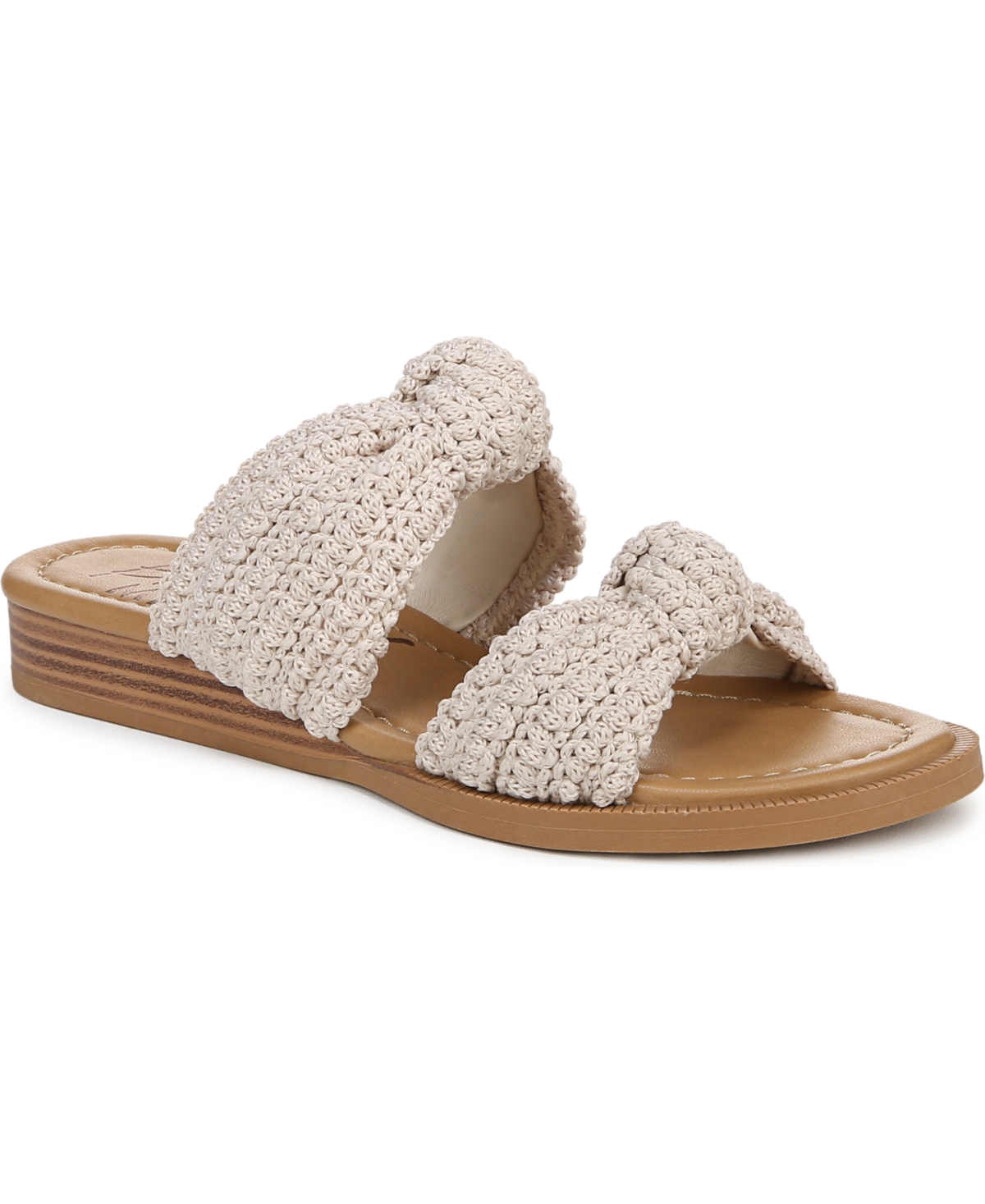 Blowfish Malibu Ashland Wedge Sandal In Off White Crochet Fabric