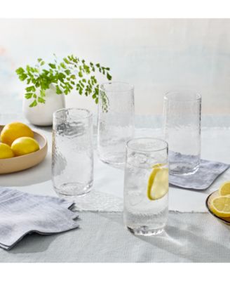 Textured Highball Glasses, Set of 4, Exclusively at Macy's