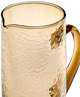 Amber Textured Pitcher, Exclusively at Macy's