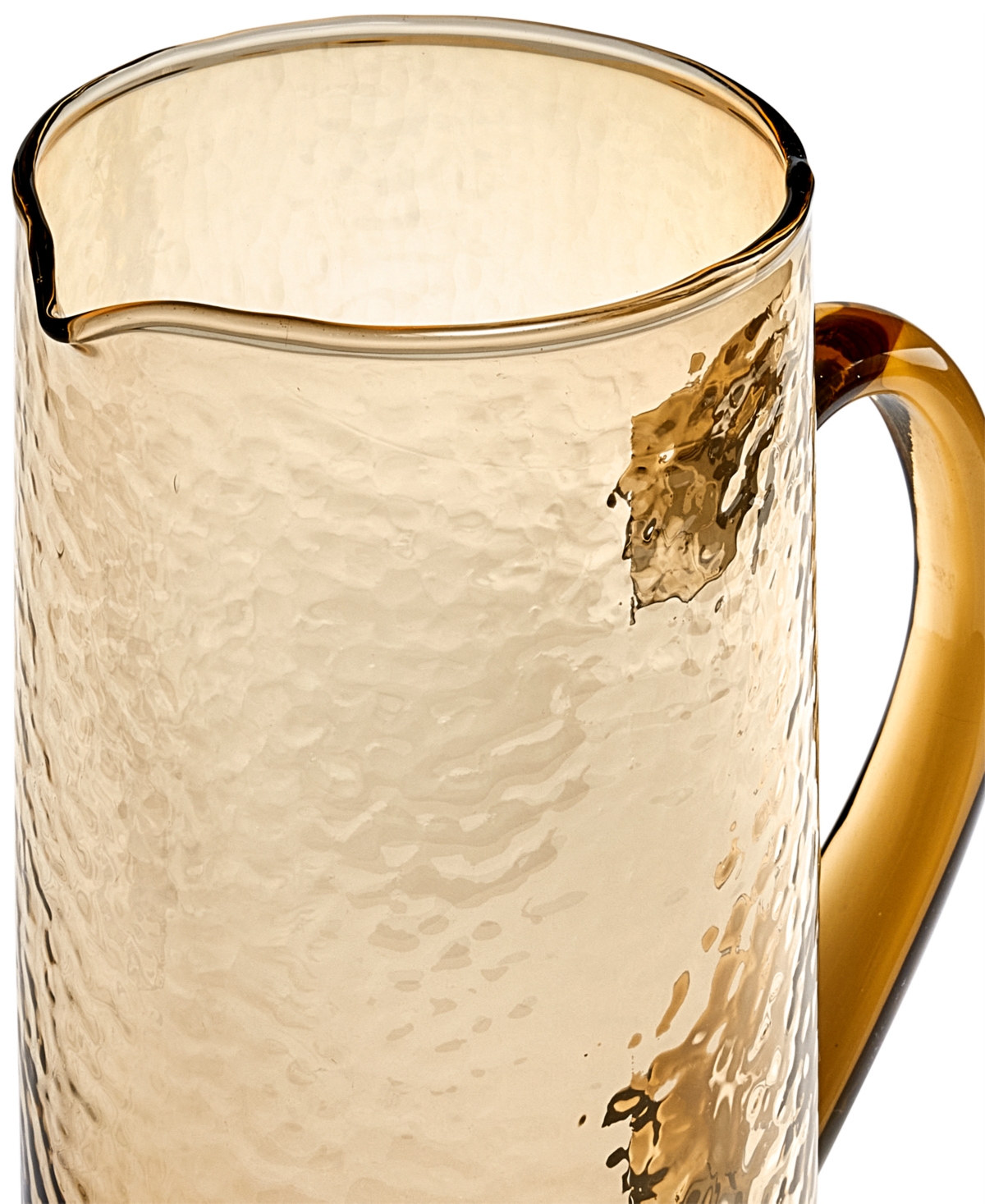 OAKE AMBER TEXTURED PITCHER, EXCLUSIVELY AT MACY'S 